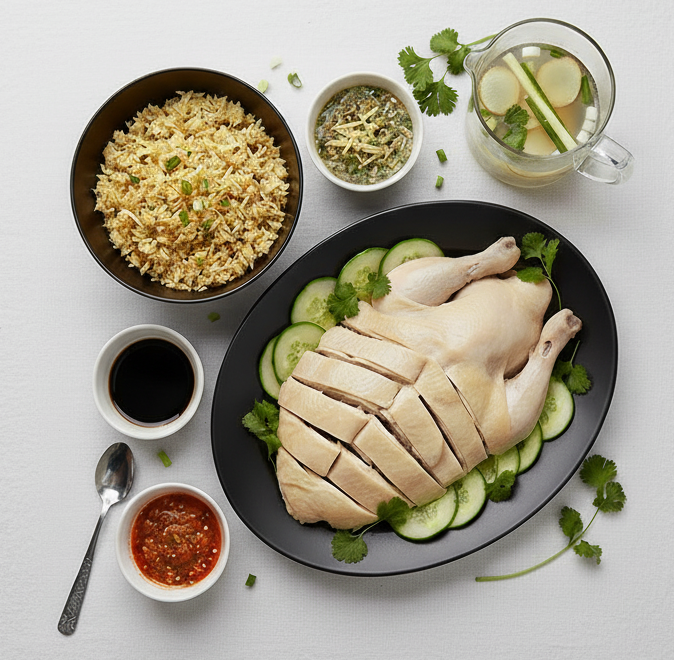 Hainanese Chicken Rice